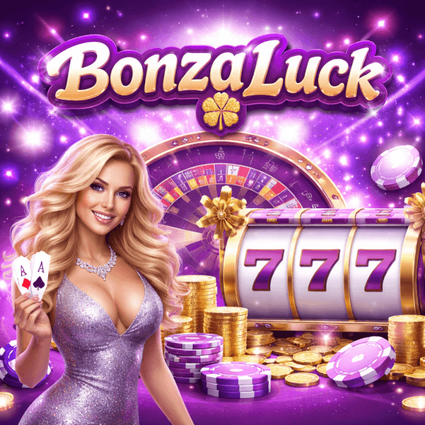 BonzaLuck gaming platform showcasing jackpot slots live casino play and instant entertainment